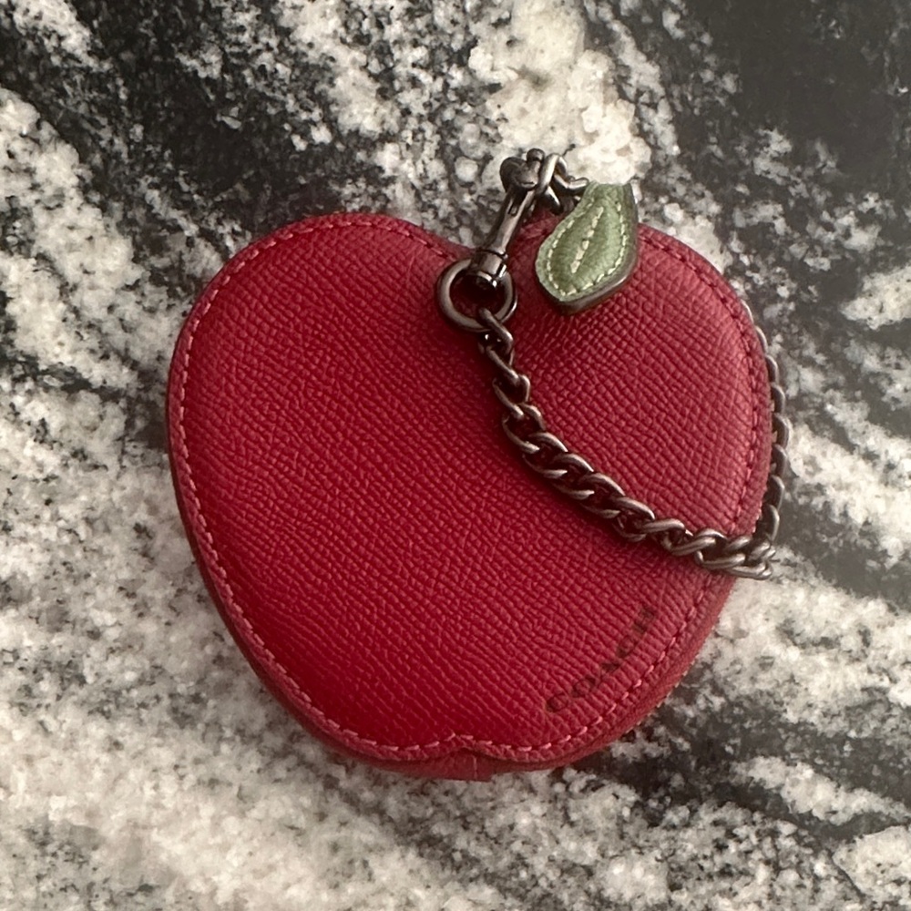 Red Apple -Shaped coin pouch